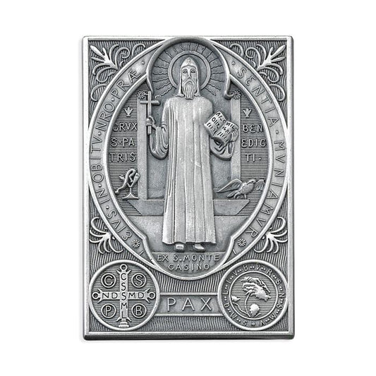 Saint Benedict Auto Visor Clip