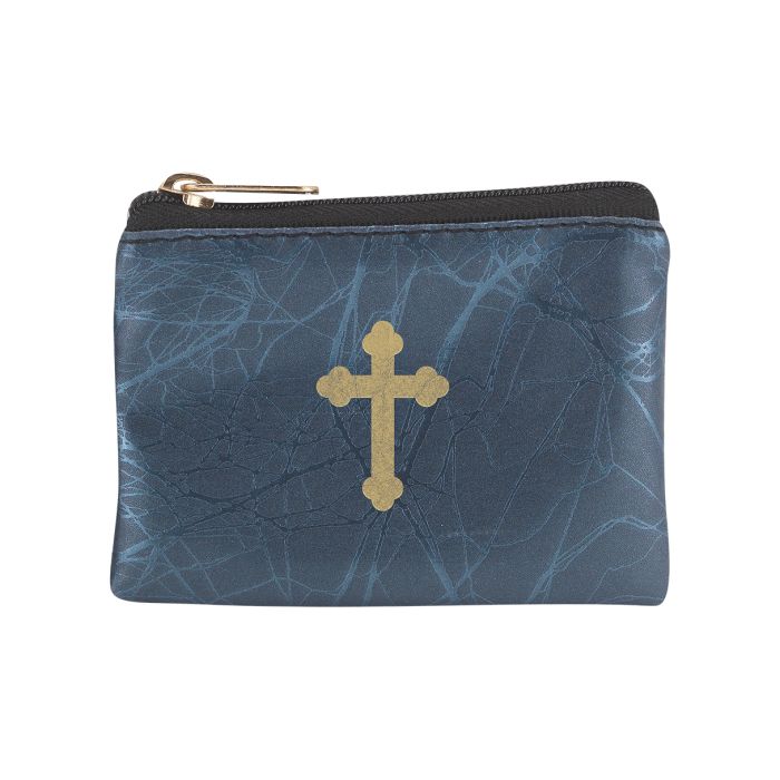 Marbled Patterned Rosary Pouch