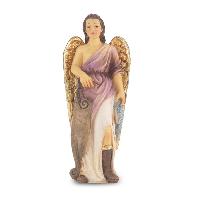 4" Saint Raphael Resin Statue