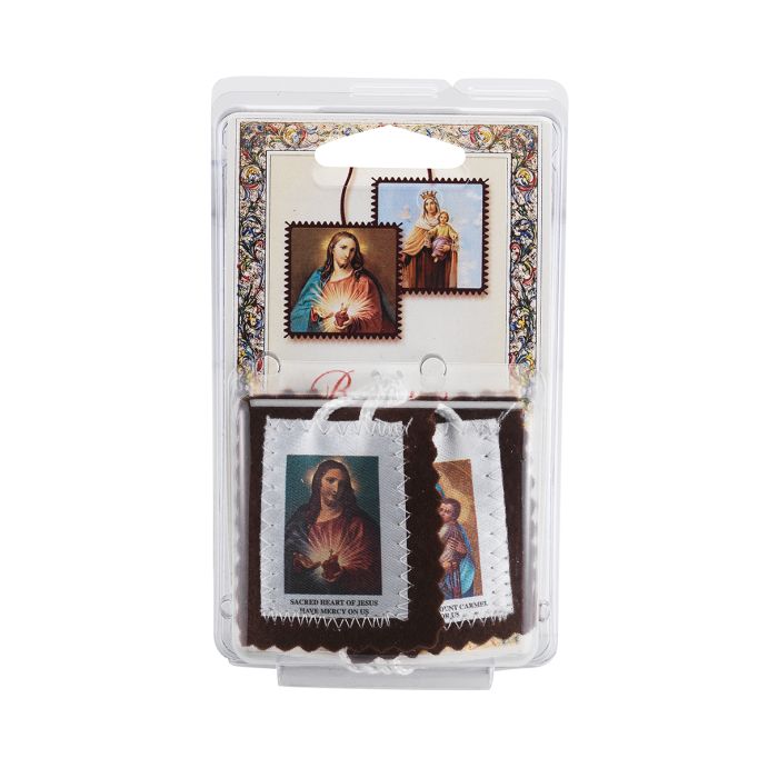 Brown Scapular in Deluxe Packaging