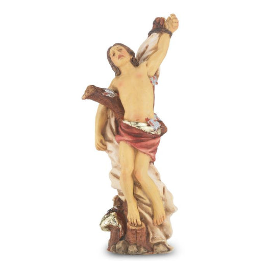 Cold Cast Resin Hand Painted Statue of Saint Sebastian