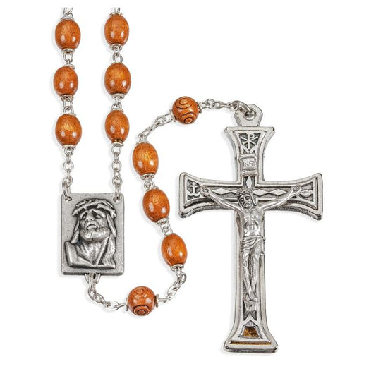 Natural Palisander Bead Rosary