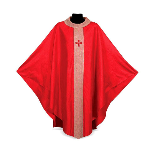Pure Silk Mother-of-Pearl Lightweight Chasuble | All Colors | Made in Italy