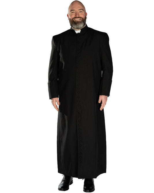 #33BUTTON-BLK, Button Black Cassock