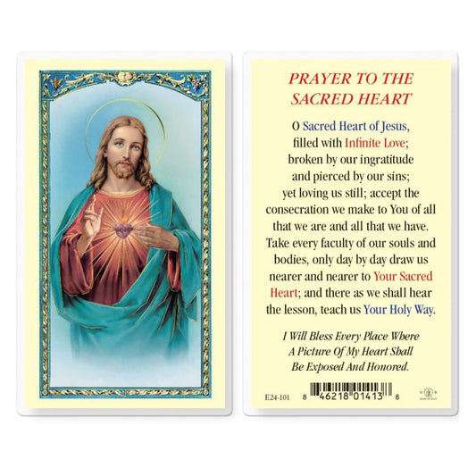 Sacred Heart of Jesus Holy Card