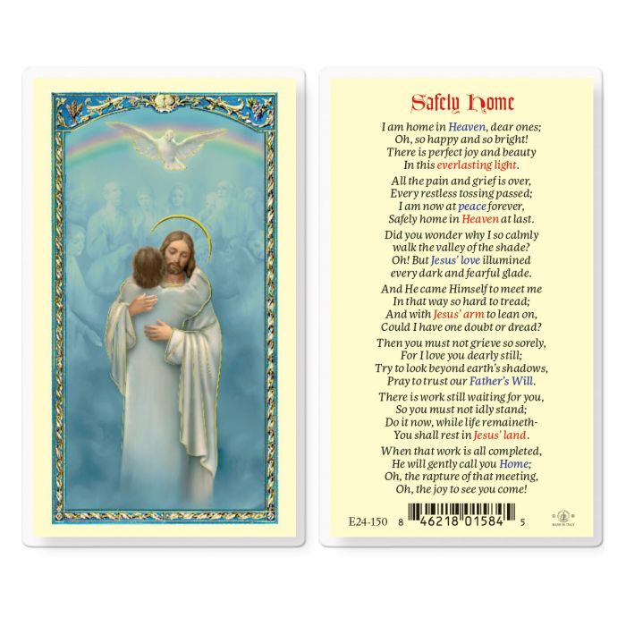 Safely Home Holy Card