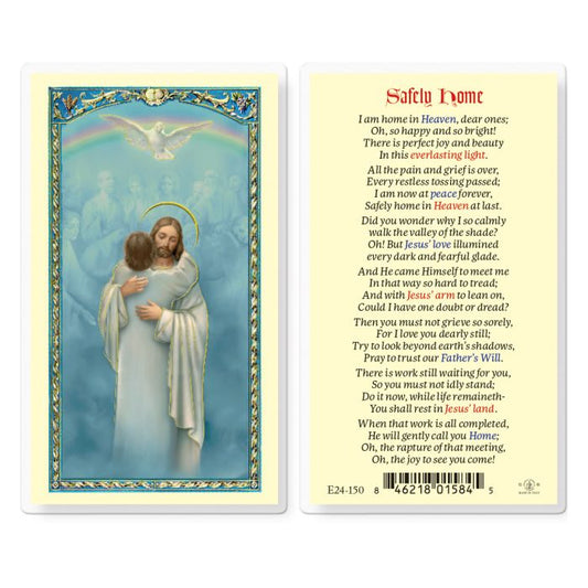 Safely Home Holy Card