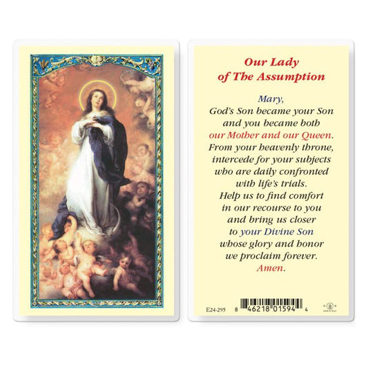 Our Lady of the Assumption Holy Card
