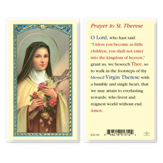 Saint Theresa Holy Card
