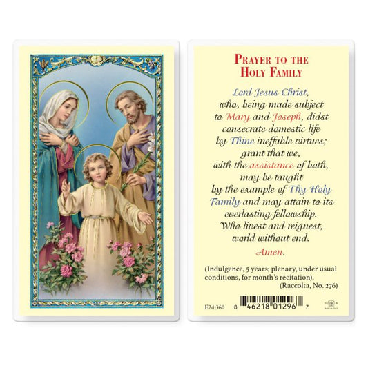 Holy Family Holy Card