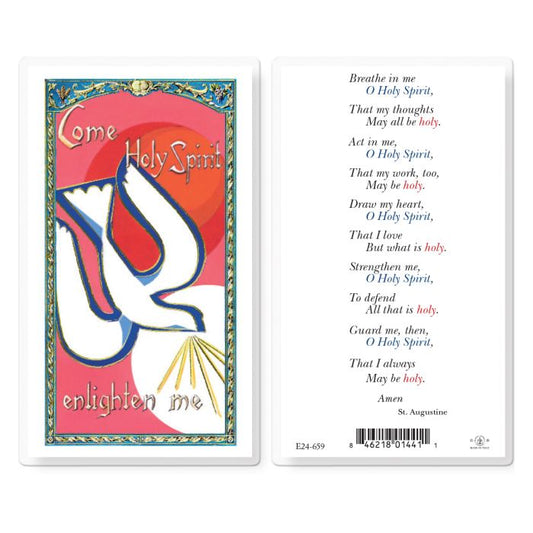 Confirmation Holy Spirit Breath Holy Card