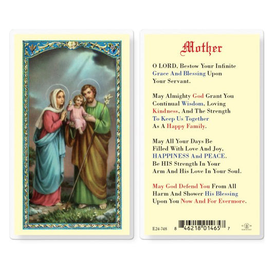 Prayer for Mother Holy Card