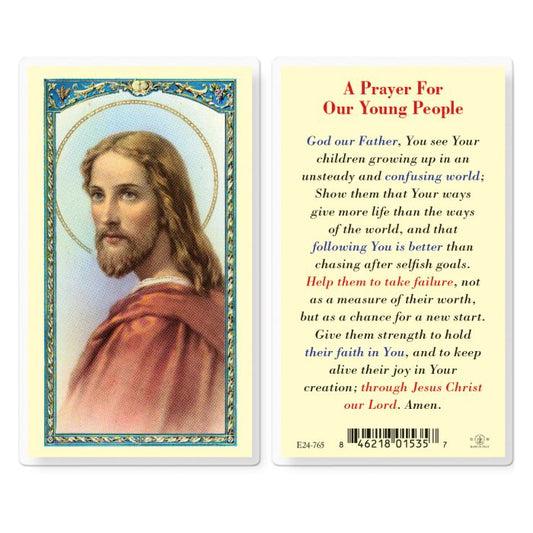 Prayer for Our Young People Holy Card