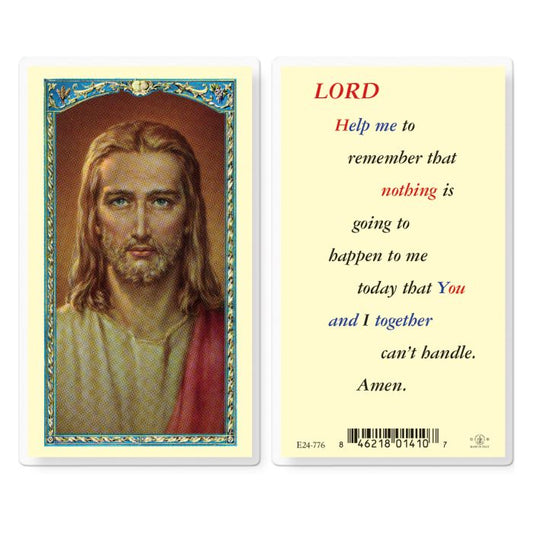 Lord Help Me to Remember Holy Card