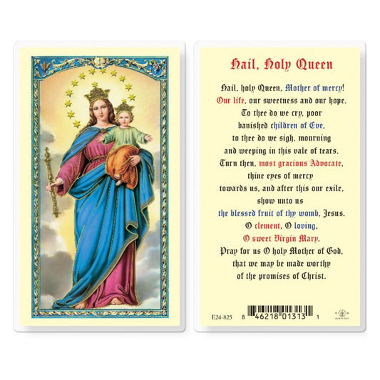Hail Holy Queen Holy Card