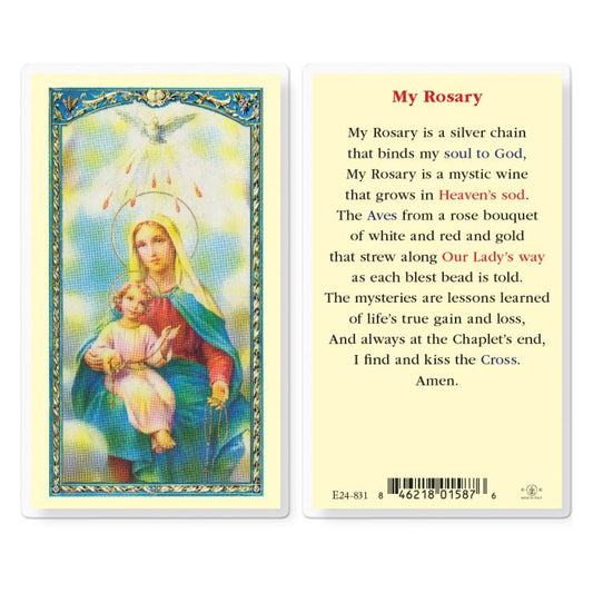 My Rosary Holy Card