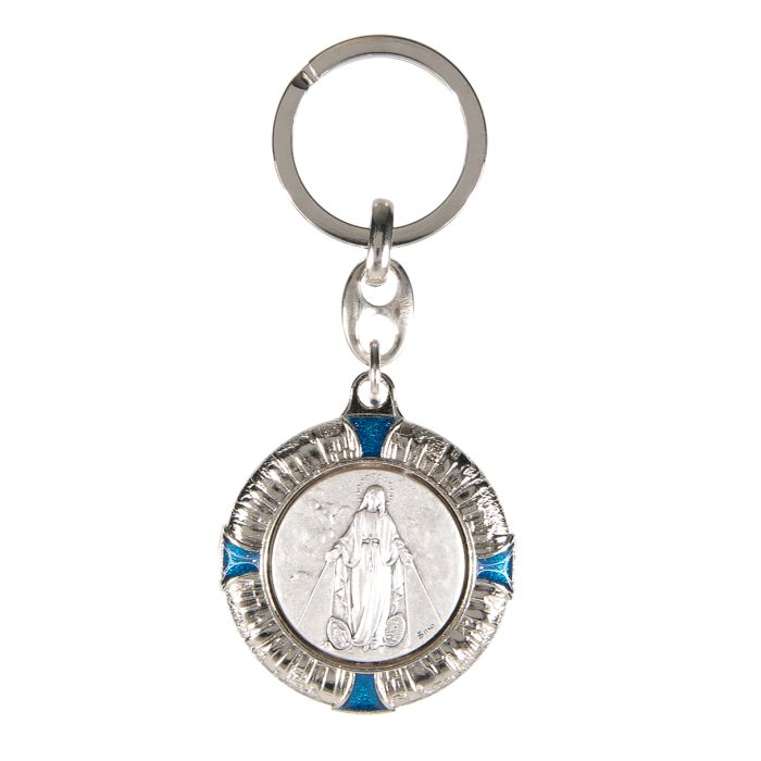 Our Lady of Grace Medal Keychain