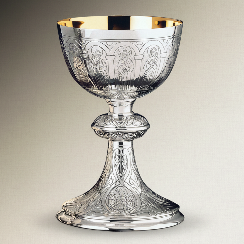 Enhanced Sterling Silver Apostles Chalice