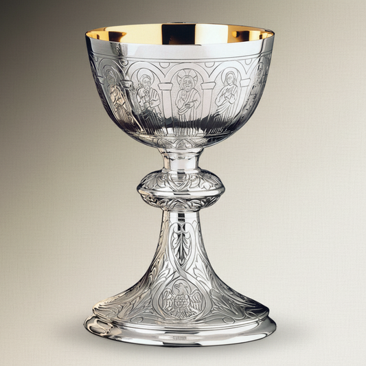 Enhanced Sterling Silver Apostles Chalice