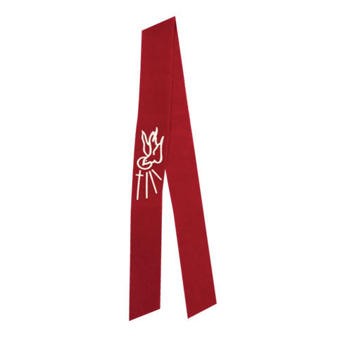 #F3W Adult Confirmation Stole-White