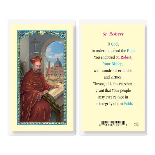 Saint Robert Holy Card