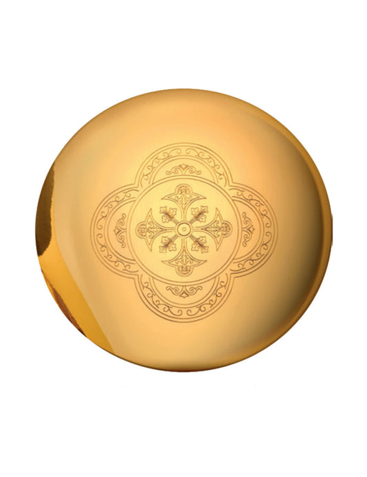 QUICK SHIP - 5-3/4" Engraved Scale Paten | 24K Gold Plated