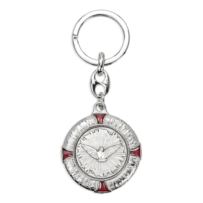 Holy Spirit Medal Keychain