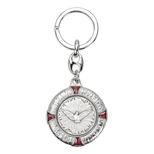 Holy Spirit Medal Keychain