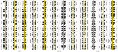 Spanish Large Print Bible Indexing Tabs | Gold | Catholic