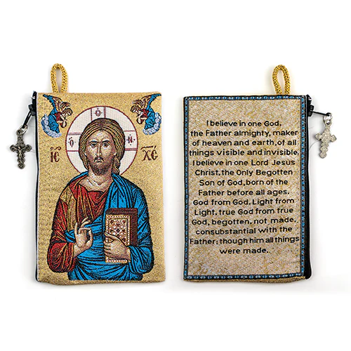 Assorted Tapestry Rosary Pouch, Jewelry & Coin Purse
