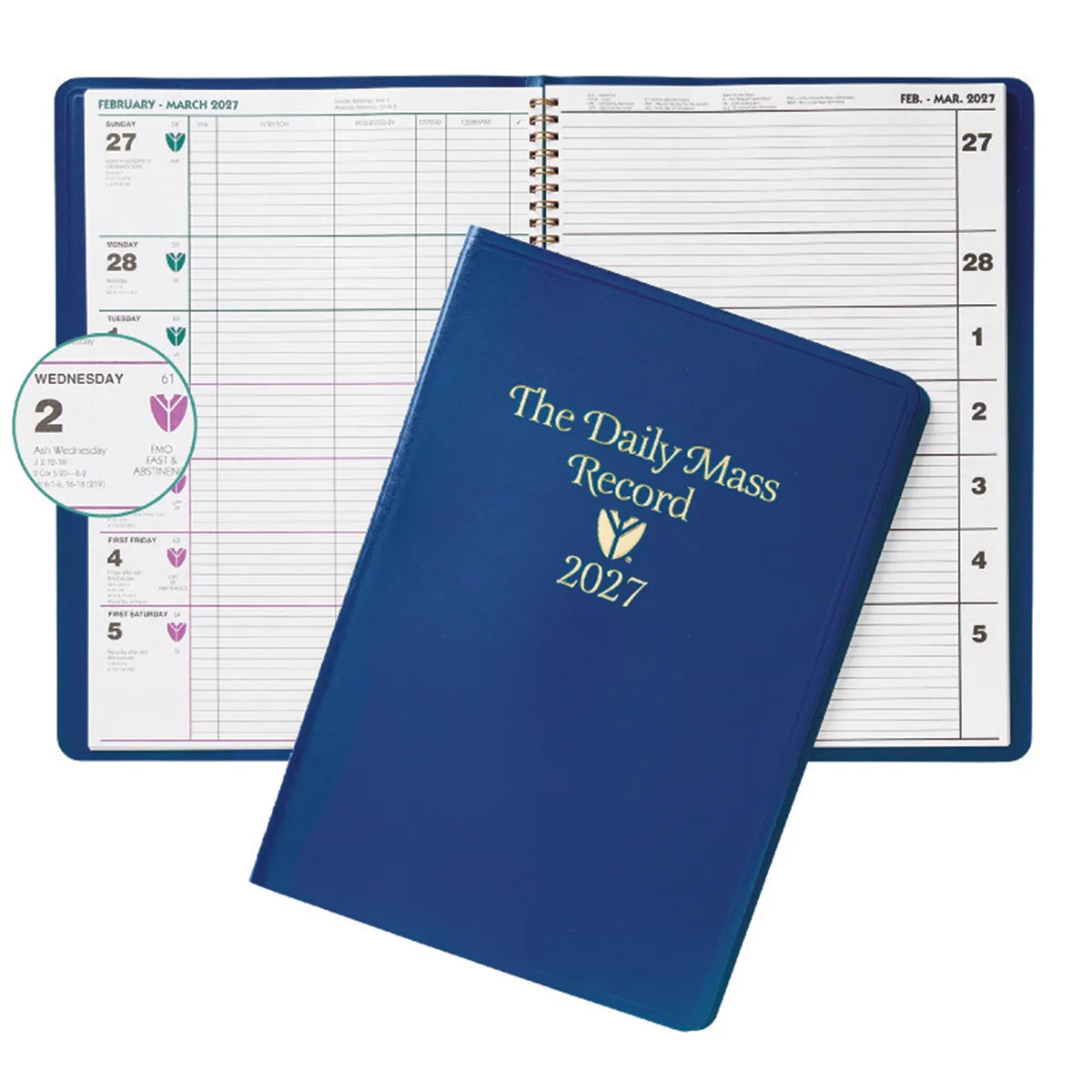 The Daily Mass Record - Liturgical Planner | 2027 | AVAILABLE NOW
