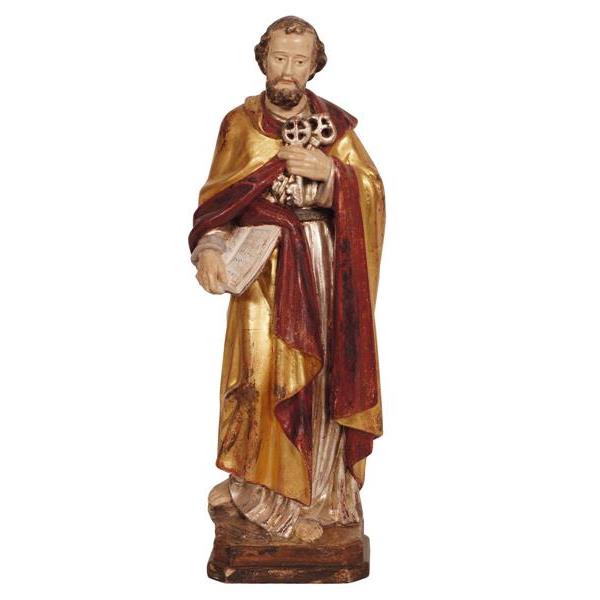 8" Saint Peter Hand Carved Statue