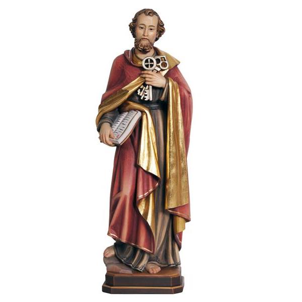 8" Saint Peter Hand Carved Statue