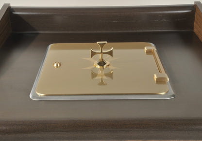 Single Rectangular Sink Sacrarium | Medium Size | Hinged or Lift Off Cover