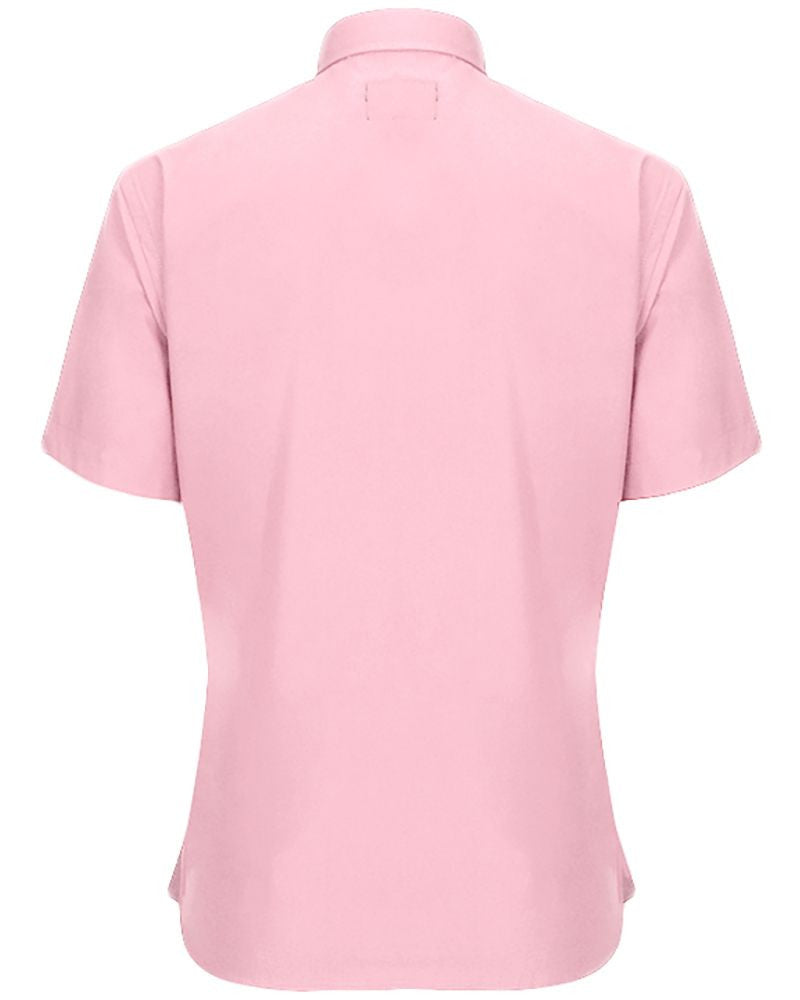 Women's Clergy Shirt | Tab Collar | Short Sleeve | Light Pink