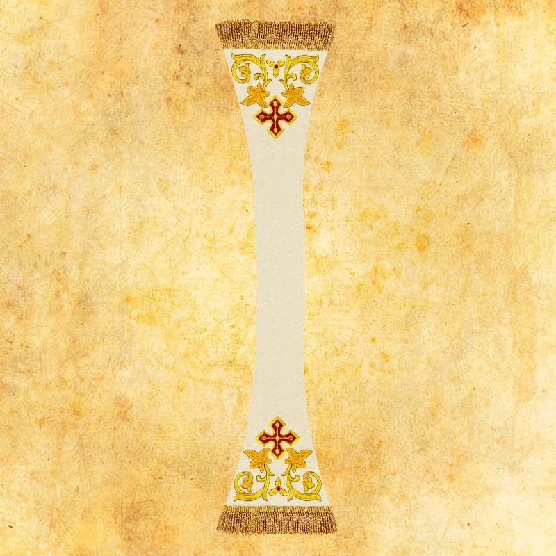 Embroidered Lamb of God Roman Fiddleback Chasuble