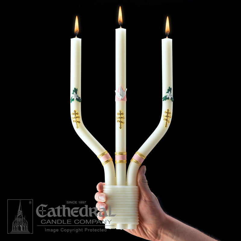 Greek Triple Candles