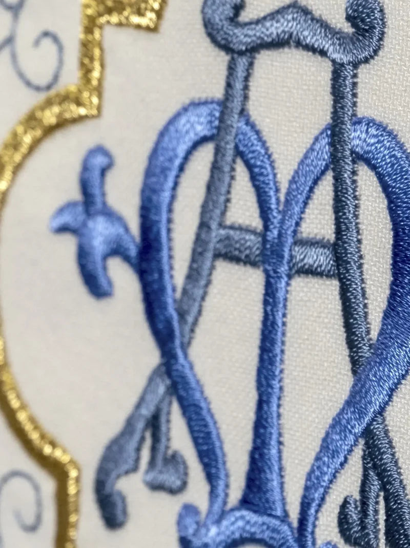 Embroidered Marian Crown Motif Chasuble