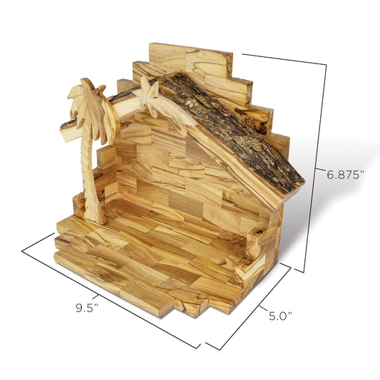 Holy Land Olive Wood Small Nativity Set
