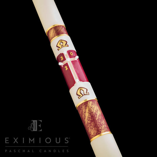 NEW! Christ Our Light™ eximious® Paschal Candle | 51% Beeswax | All Sizes