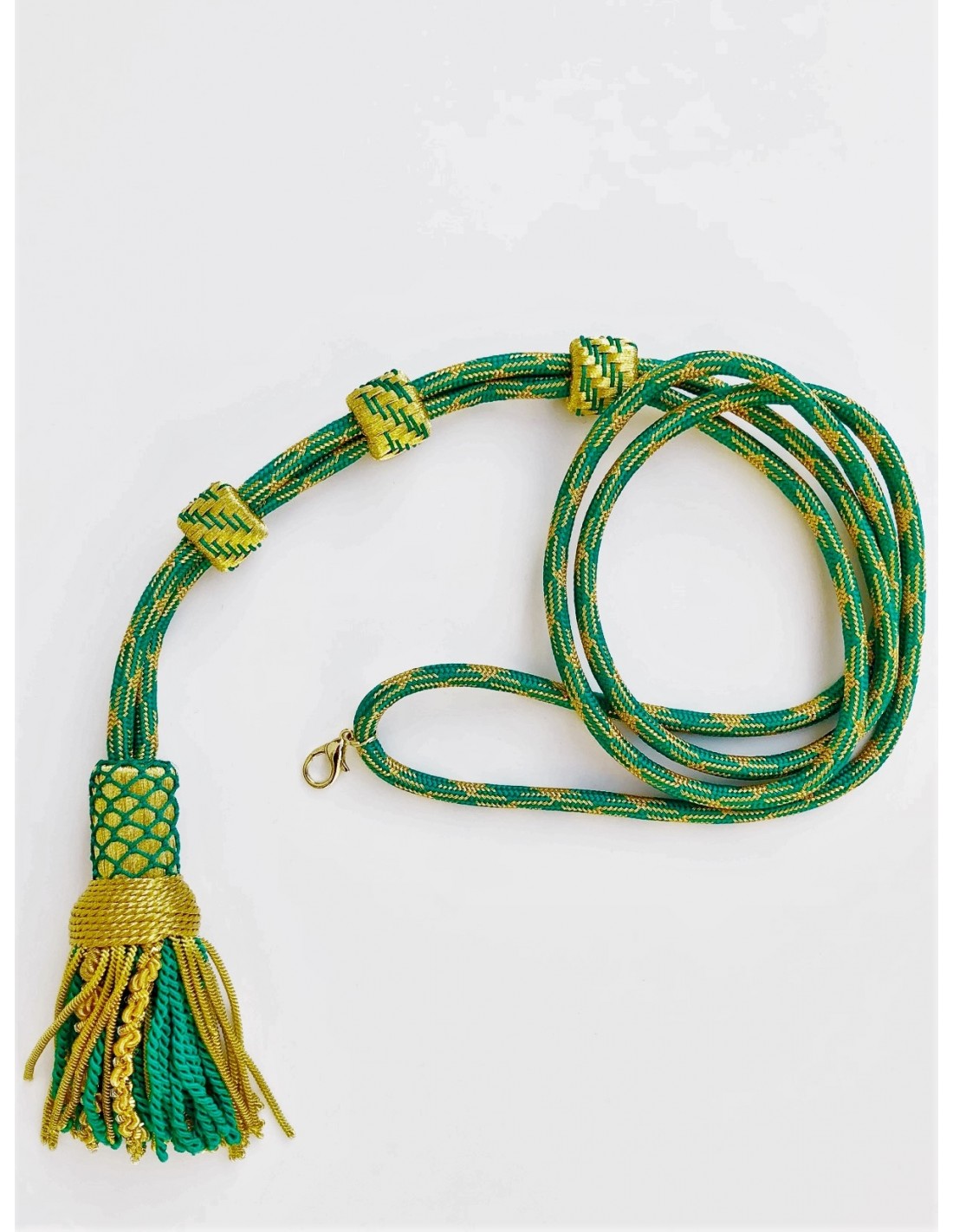 Barbiconi Tasseled Pectoral Cross Cord