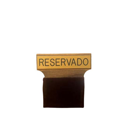 Flexible Fabric Pew Reserve Sign | Multiple Colors & Languages Available
