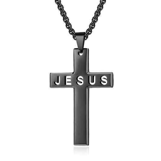 Stainless Steel Jesus Cross