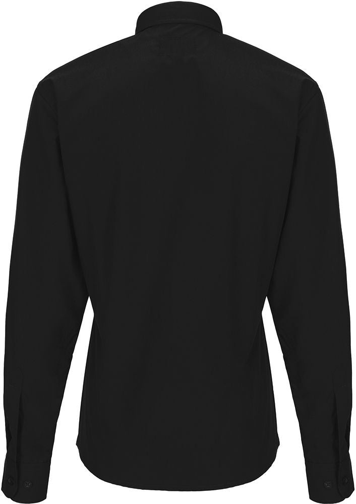 Women's Clergy Shirt | Tab Collar | Long Sleeve | Black
