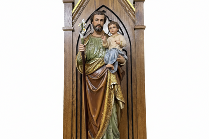 47" Saint Joseph Statue | Multiple Finishes Available | Made in Colombia